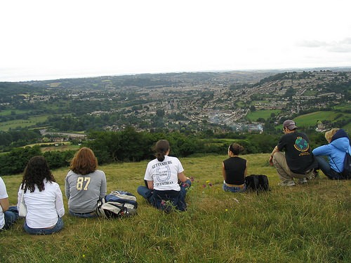 Overlooking Bath on Solsbury Hill